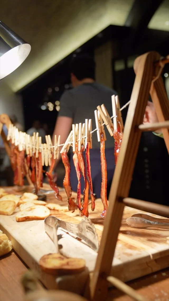 Always room for one more..especially if it comes as a bacon 🥓 clothesline 😍 
.
.
.
We are just two teachers over here finding you the most delicious ways to spend your weekends and PTO! Follow for more! 🥰
